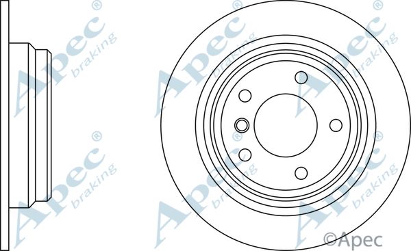 APEC BRAKING Bremžu diski DSK949